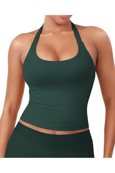 GENERAL YEOREO SoftHue Women's Impact Halter Tank Top