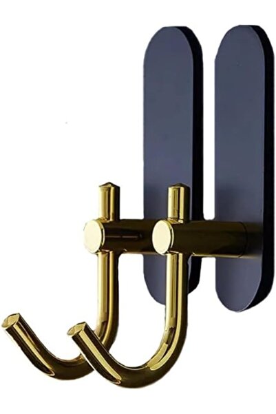Generic Golden Cloth Hook for bathroom, kitchen, (White) Towel robe Hook, Sta...