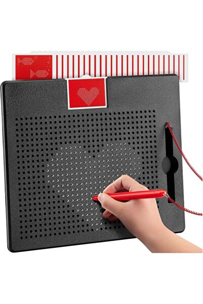 GENERAL Large Magnetic Drawing Board for Kids, Bead Board with Magnetic Stylu...