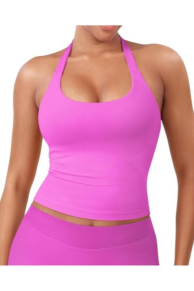 GENERAL YEOREO SoftHue Women's Impact Halter Tank Top