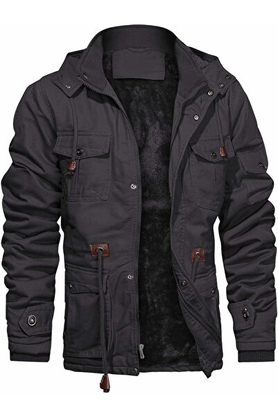 GENERAL CHEXPEL Men Military Coat winter thick jacket