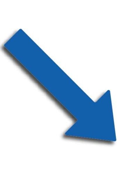 Generic 30 Pack - Large 7 Inch Directional Arrow Decal Stickers - Featuring A...