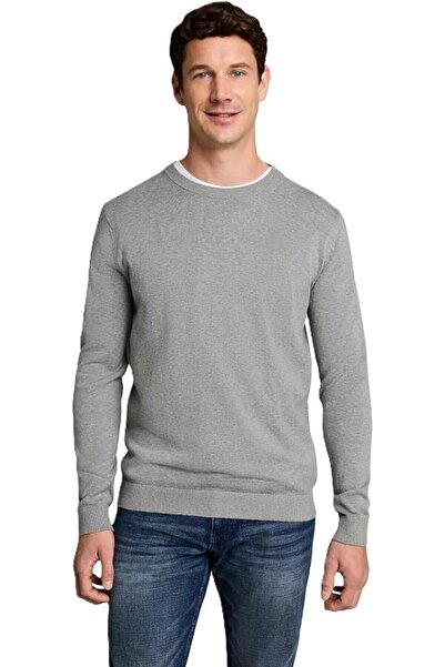 Tom Tailor Men's Basic Knitted Jumper with Crew Neck