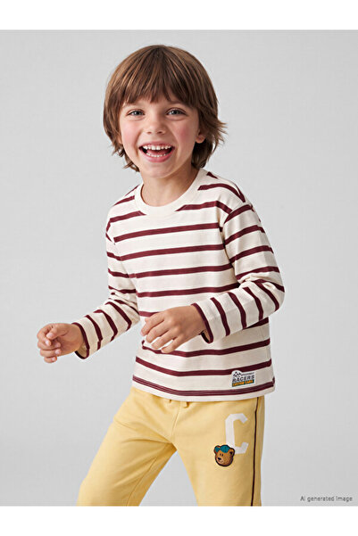 LC Waikiki Esvab • Modern & Distinctive Zero Roba Collar Boys' T-Shirt