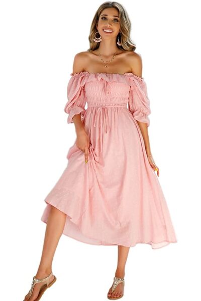 GENERAL R.Vivimos Women Summer Half Sleeve Cotton Ruffled Vintage Elegant Bac...
