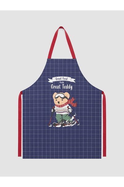 LC Waikiki I Cute Teddy Bear Printed Kitchen Apron from Freezen Store