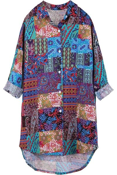 GENERAL Bianstore Women's Oversized Linen Shirts Blouses Tops Long Sleeve Hig...