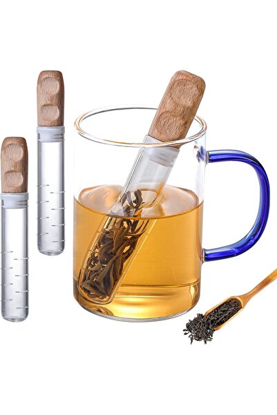 Generic 2 PCS Glass Tea Infuser Set - Universal Strainer for All Tea Types, R...