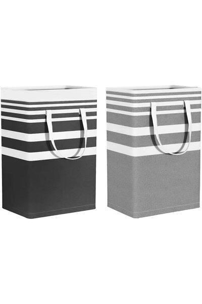 Generic Large Laundry Basket,2-Pack 75L Collapsible Waterproof Laundry Hamper...