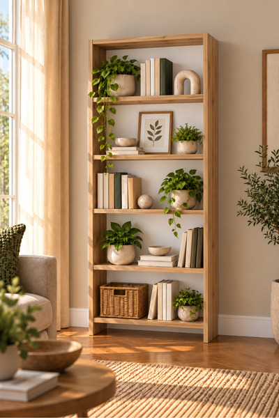 Tdesigno Zofi Çok Raflı Modüler Dekoratif Modern Kitaplık - Atlantikçam