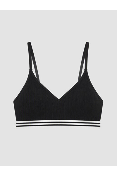 LC Waikiki Esvab • Modern & Distinctive Padded Striped Bustier Without Underwire