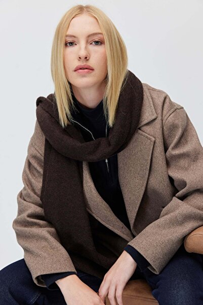 PAULMARK Women's Off-Shoulder Two-Button Oversized Coat