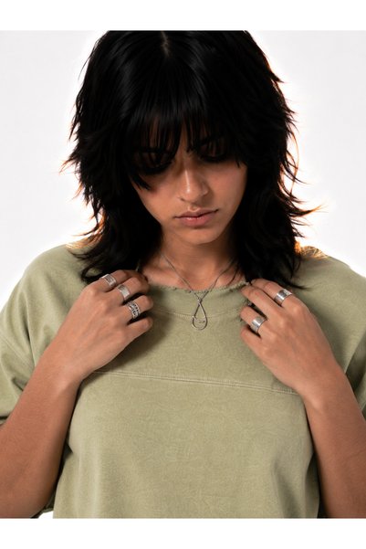 Bikhata THE PALETTE - Washed Light Green | Boxy Fit Oversized Tee