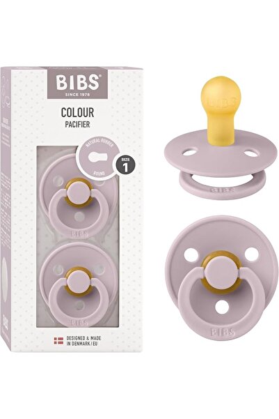 Bibs Liberty Pacifier | 2 Colour Natural Rubber Latex Soothers | Size 1 (0-6 ...