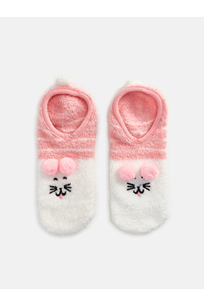 LC Waikiki Alita City Mixed Embroidered Women's Booties Socks with a Differen...
