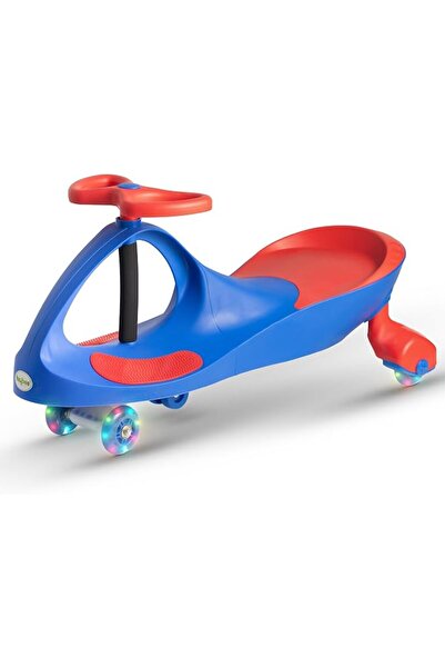BAYBEE Unicorn Kids Ride on Car Swing Car, Twister Magic Car,PU Led Wheels | ...