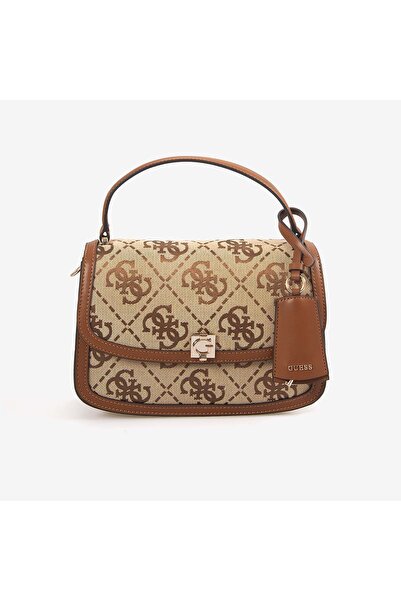 Guess Kadın Vegan Audrey Logo Postacı & Çapraz Çantası HWJG9755210