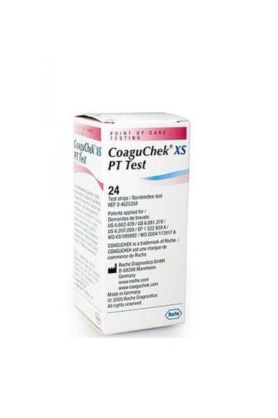 Accu Chek Roche Ταινίες Μέτρησης INR CoaguChek 24 Τεμαχίων