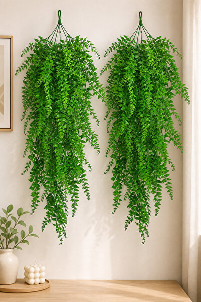 DeaL Set de 2 plante artificiale de iederă Teno, 85 cm, Verde