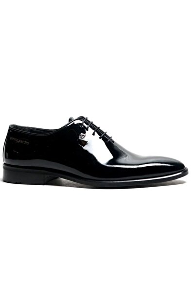 Pierre Cardin 103129-9 Black Patent Leather Neolite Sole Men's Shoes