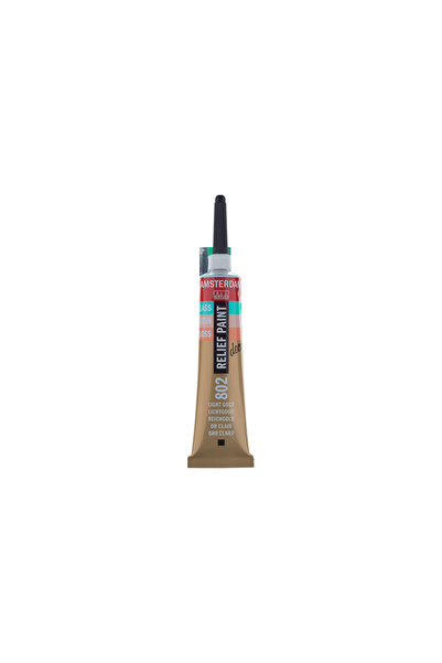 Royal Talens ΓΥΑΛΙ ΠΕΡΙΓΡΑΜΜΑΤΟΣ 20ml AMSTERDAM DECO RELIEF ΑΝΟΙΧΤΟ ΧΡΥΣΟ 4 Τ...