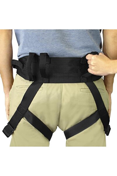 Generic Adjustable Transfer Belt with Leg Loops, Elasticity Safety Gait Assis...