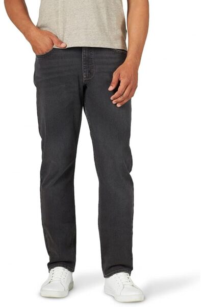 Wrangler Authentics بنطلون جينز رجالي رياضي من رانجلر بقصة رياضية وقابل للتمدد