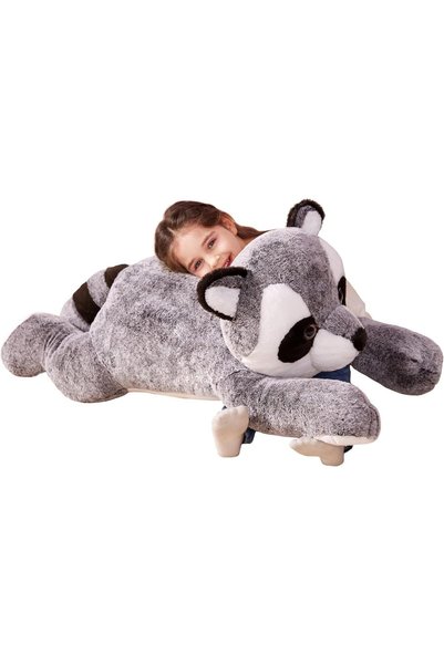 Generic Giant Raccoon Plush Animal Toys - 78 cm Large Raccoon Cute Fluffy Plu...