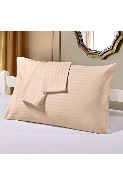 Generic Deyarco Standard Pillowcase 2pc Set, 100% Cotton 250Tc Sateen 1cm Str...