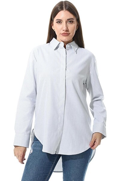 andora Womens leeve Striped Oxford Chemise Modern (pack of 1)