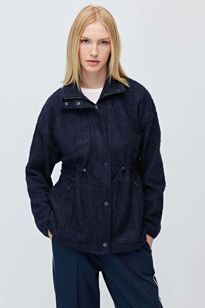 PAULMARK Women's Adjustable Waist Comfortable Cut Plush Sweatshirt