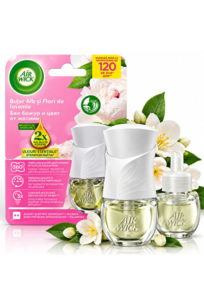 Air Wick Odorizant de cameră electric, Difuzor de parfum cu rezervă, aromă de...