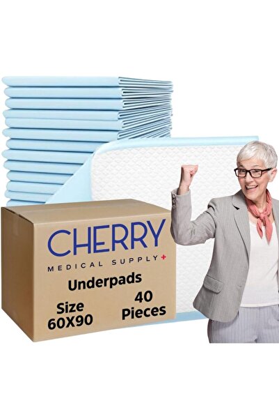 Generic 40-Pieces Packed in 4 Pouches 60 cm x 90 cm XL Disposable Underpads, ...
