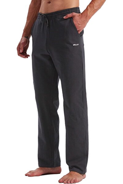 Generic WILLIT Men's Cotton Yoga Sweatpants Exercise Pants Open Bottom Athlet...