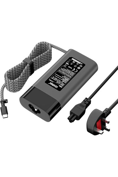 Generic شاحن USB C بقوة 65 واط لأجهزة HP، بديل محول التيار المتردد، 20 فولت 3...