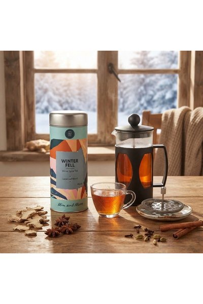 artizanmutfak French Press (350 ml) - Winter Fell Tea - Ginger Winter Tea (50...