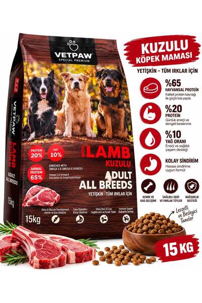 Special Premium Kuzulu Yetişkin Köpek Maması 15 Kg – Tüm Irklar