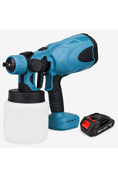 OneStore Pistol electric de vopsit cu 1 baterie de 48V, 1000ml - 3 moduri de ...