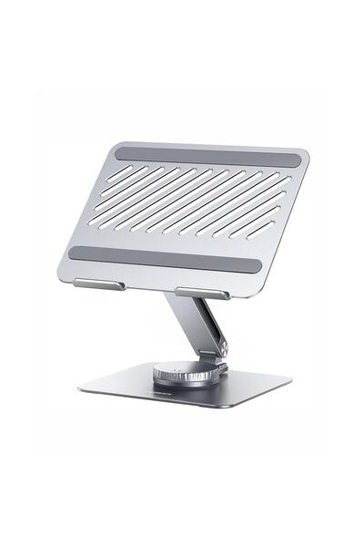 Ugreen Yükseklik ve Açı Ayarlı 360 Derece Döndürülebilir Alüminyum Tablet Notebook Standı