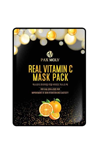 Pax Moly PaxMoly, Vitamina C autentică, Iluminare și Anti-îmbătrânire, Mască ...