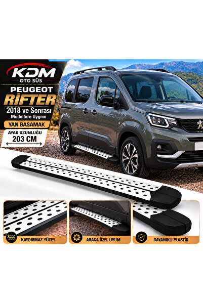 PEUGEOT RİFTER 2018 ve Sonrası Modellere Uygun Yan Basamak 203 CM