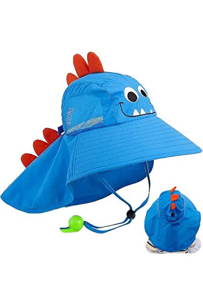 Generic Kids Sun Hat UPF 50+ Boy Girl Protection Hat Wide Brim Beach Hats wit...