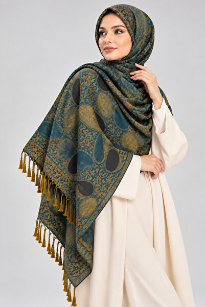 laviyonsa Șal de umăr din cașmir țesut premium din seria Cashmere, 100% lână