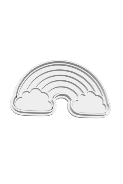 OEM Set de taiat aluat pentru biscuiti sau fursecuri, in forma de curcubeu si...