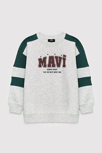 Mavi سويت شيرت مخطط للأولاد M6s10186-88467