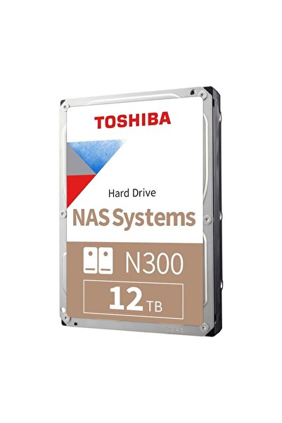 Toshiba 12TB N300 HDWG51CUZSVA 7200 RPM 512MB SATA-3 NAS DİSKİ