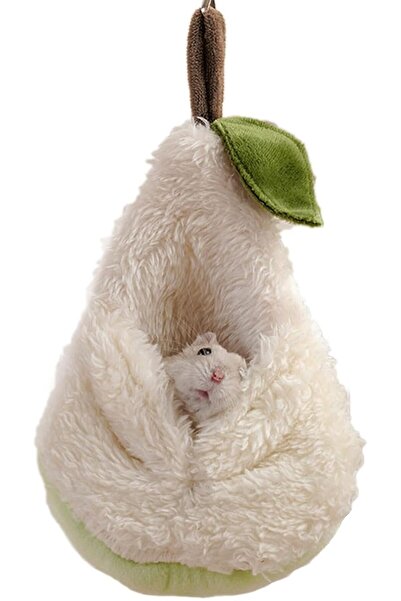 JOYZZZ Pear-Shaped Hamster Pouch Bed, Plush Cozy Hideout, Soft Warm Nest for ...