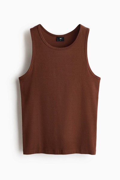 H&M Slim Fit Ribbed vest top