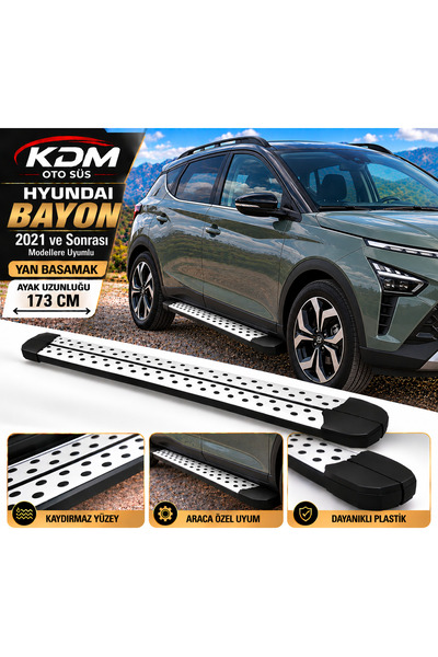 Genel Markalar HYUNDAI BAYON 2021 ve Sonrası Modellere Uyumlu Yan basamak 173 CM