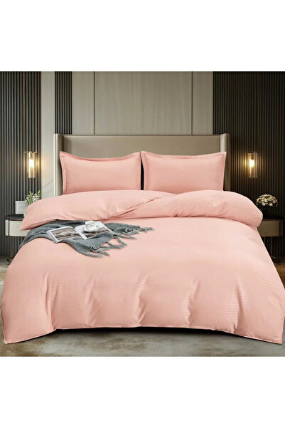 decorami Λευκά είδη HoReCa, Διπλό Κρεβάτι, Δαμασκηνό Φινέτ Ντιλούξ, 4 Τεμάχια...